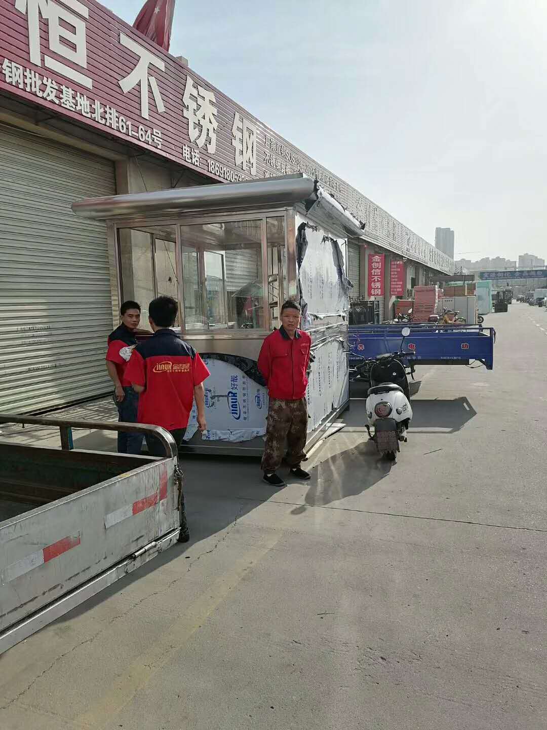西安不銹鋼崗亭定制加工