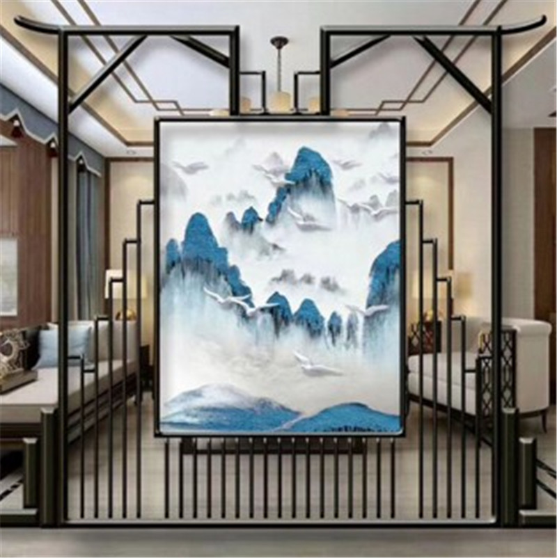 會(huì )客廳不銹鋼屏風(fēng)