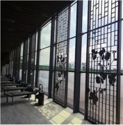 古風(fēng)不銹鋼屏風(fēng)1