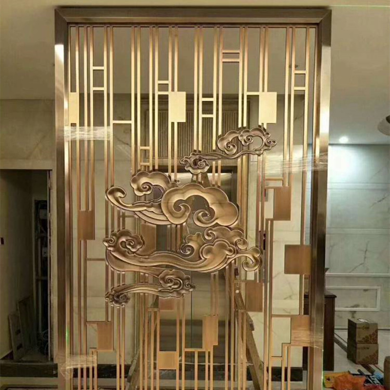 新中式不銹鋼屏風(fēng)