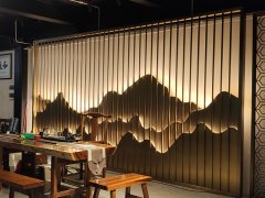 不銹鋼山水屏風(fēng)